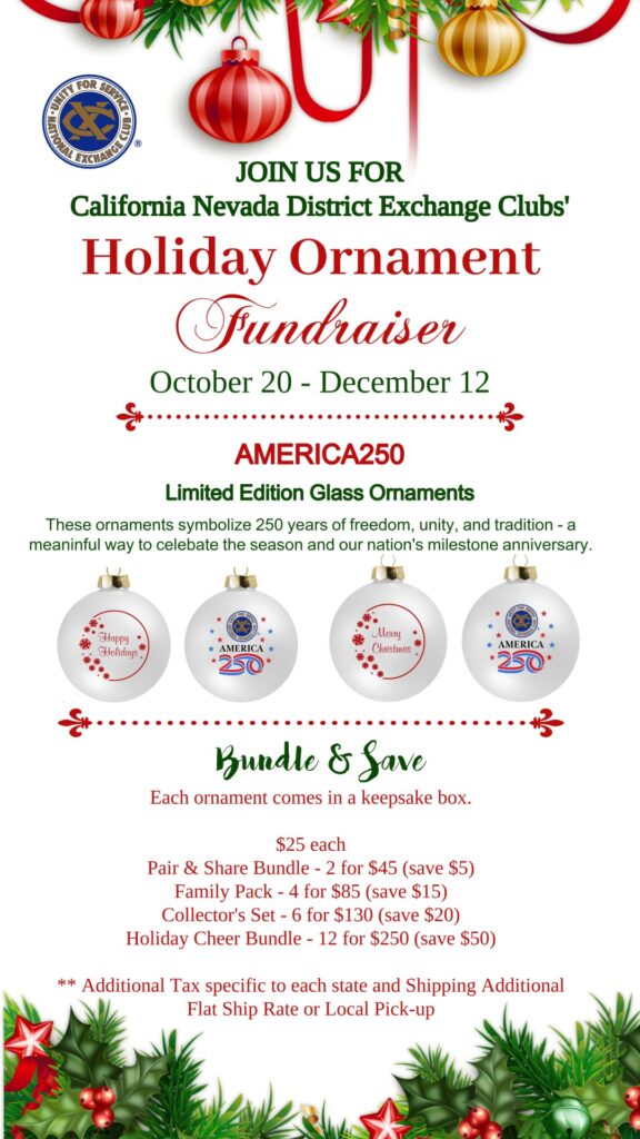 Happy Holiday Ornaments flyer