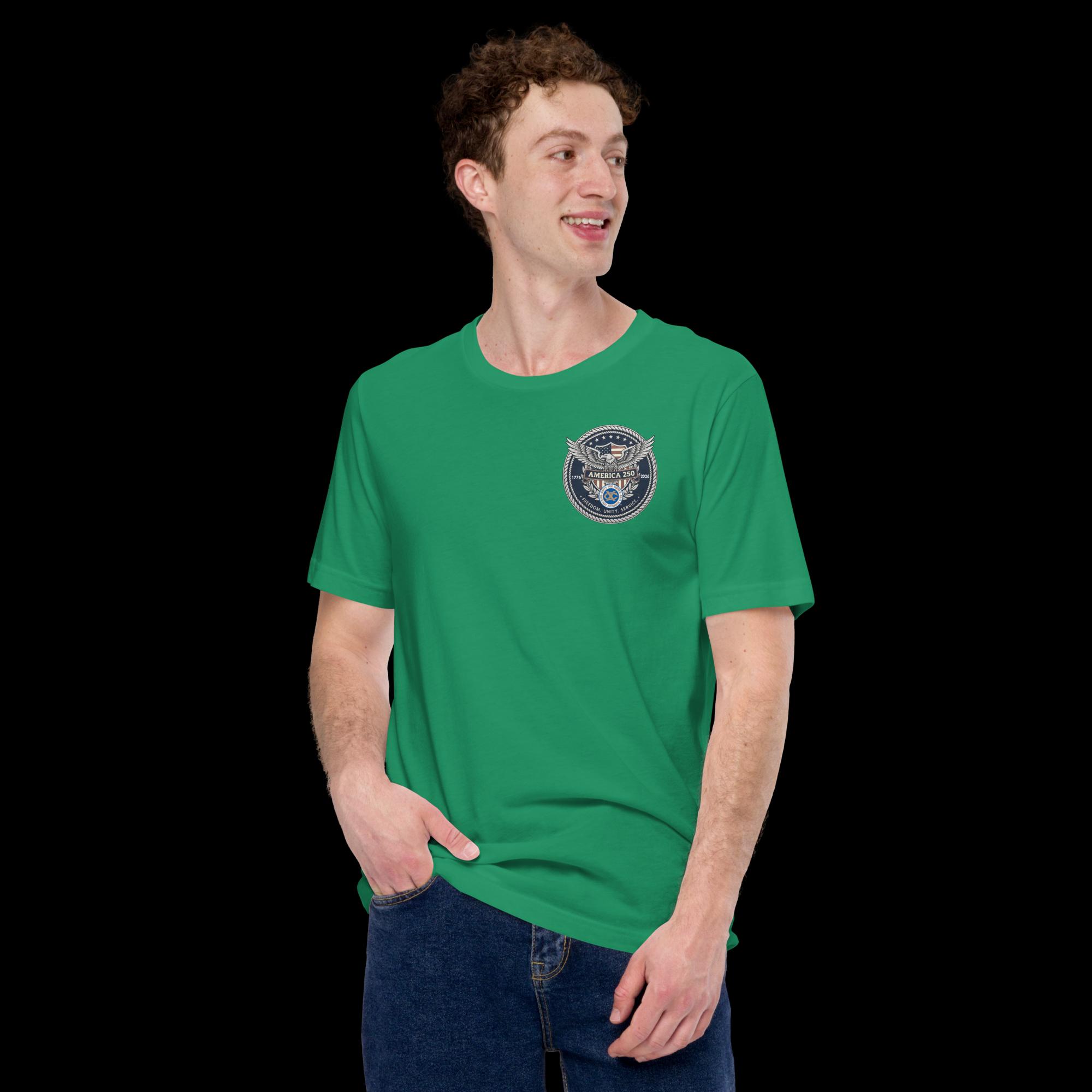 Unisex T-shirt with 100% Combed and Ring-spun Cotton - Image 5