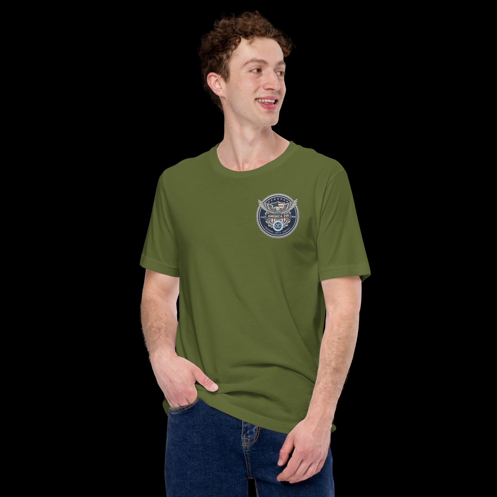 Unisex T-shirt with 100% Combed and Ring-spun Cotton - Image 7