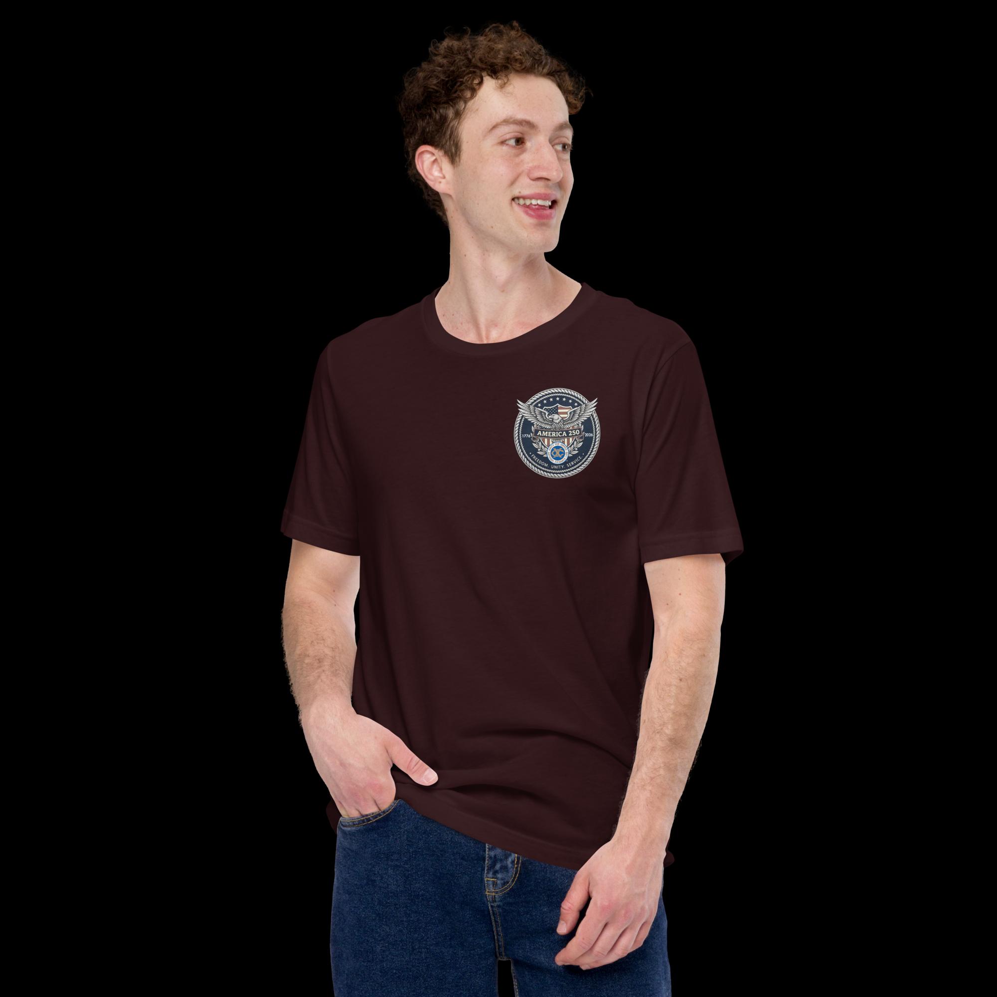 Unisex T-shirt with 100% Combed and Ring-spun Cotton - Image 8