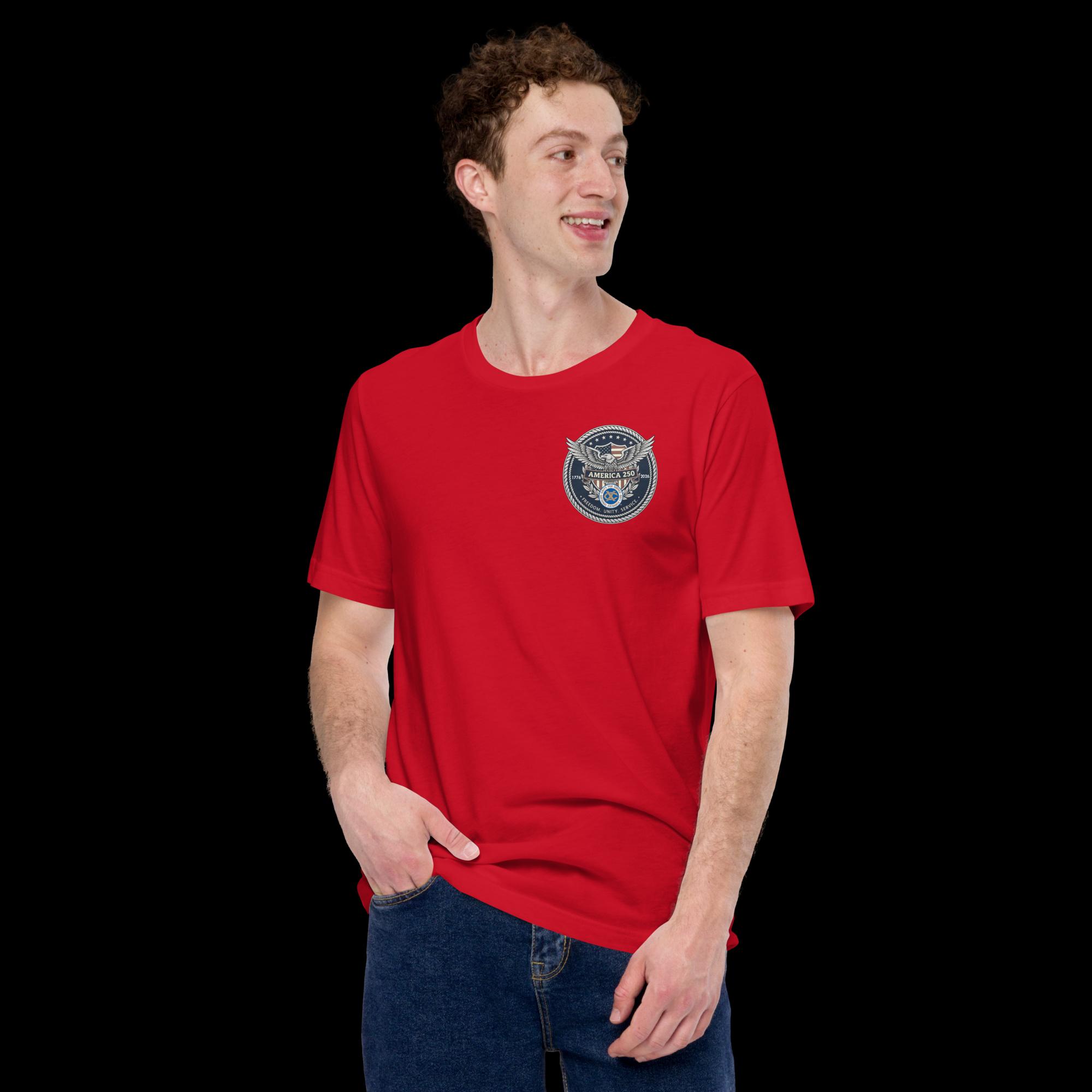 Unisex T-shirt with 100% Combed and Ring-spun Cotton - Image 9