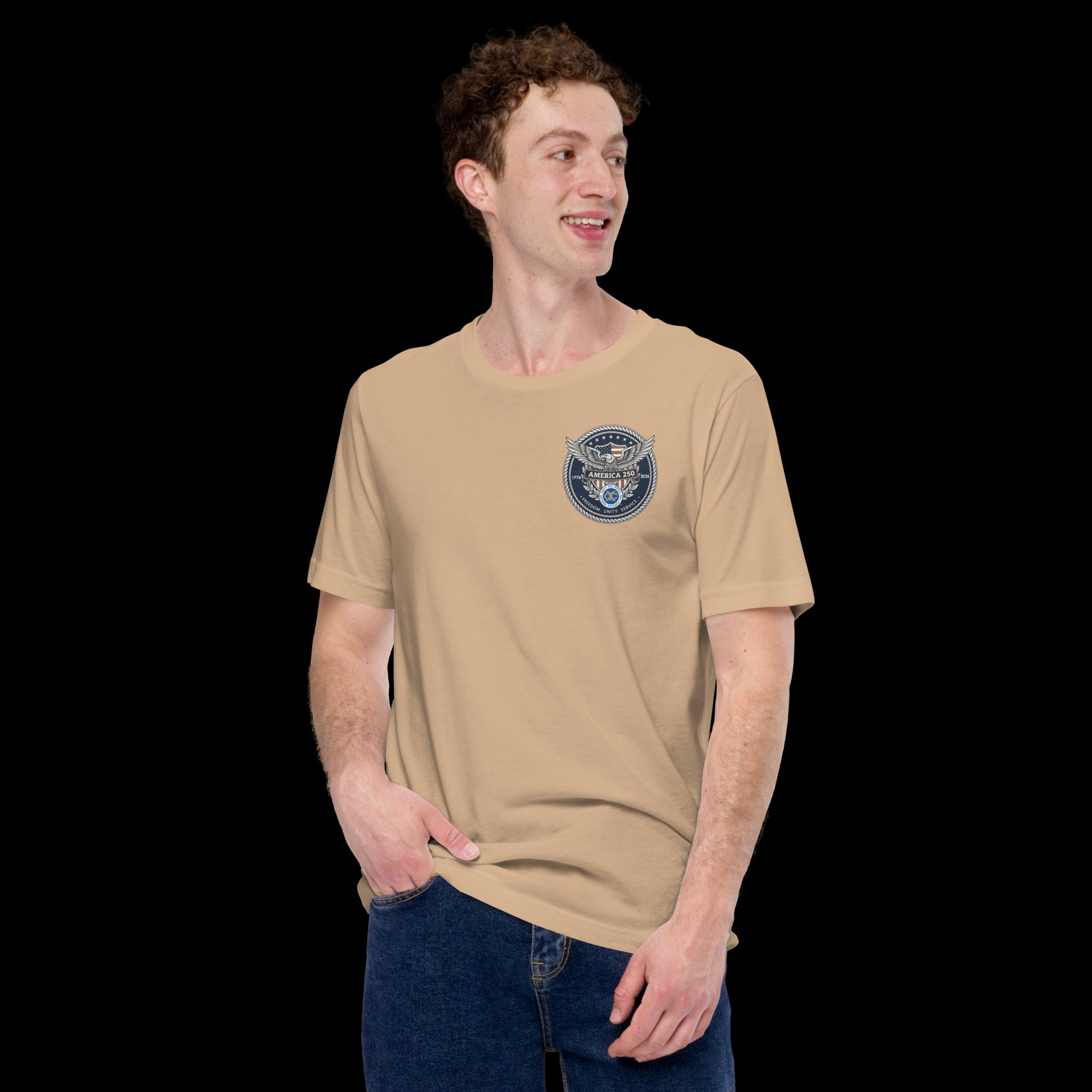 Unisex T-shirt with 100% Combed and Ring-spun Cotton - Image 10