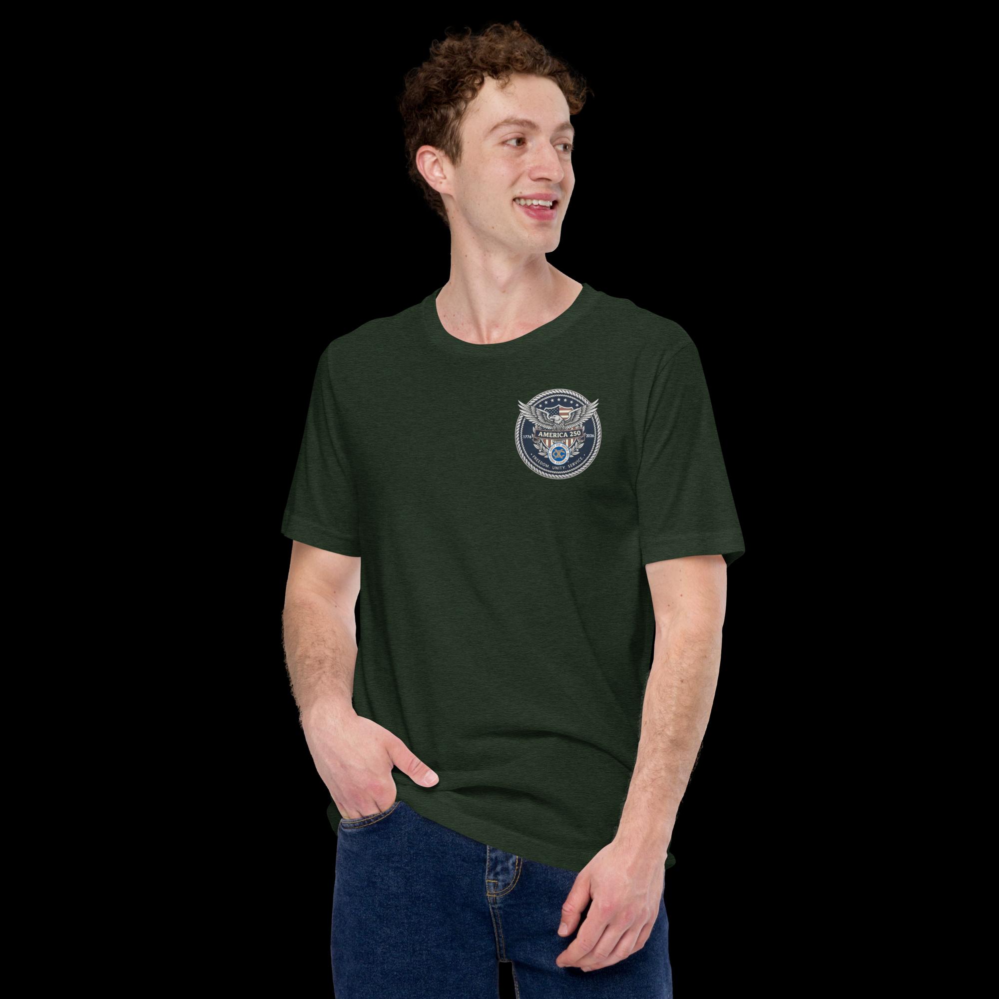 Unisex T-shirt with 100% Combed and Ring-spun Cotton - Image 13