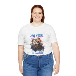 Patriotic Eagle T-Shirt - 250 Years of Freedom (1776-2026)