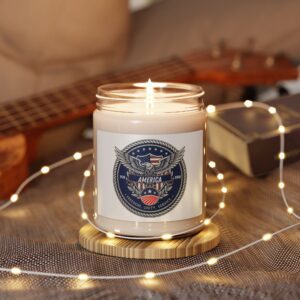 America Eagle Soy Candle — Patriotic 9oz Scented Jar Candle