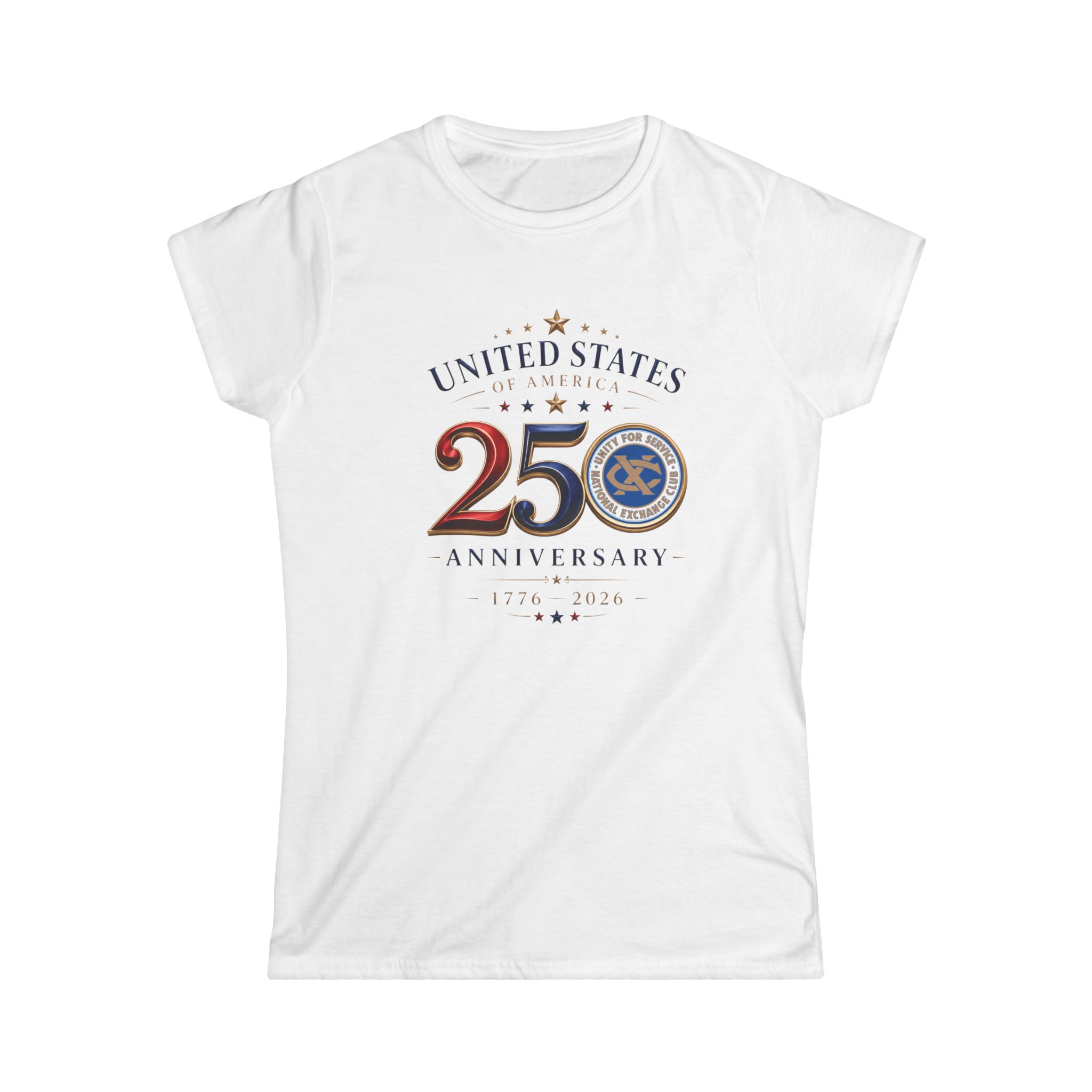 250th Anniversary Exchange Club Women's Tee — Las Vegas