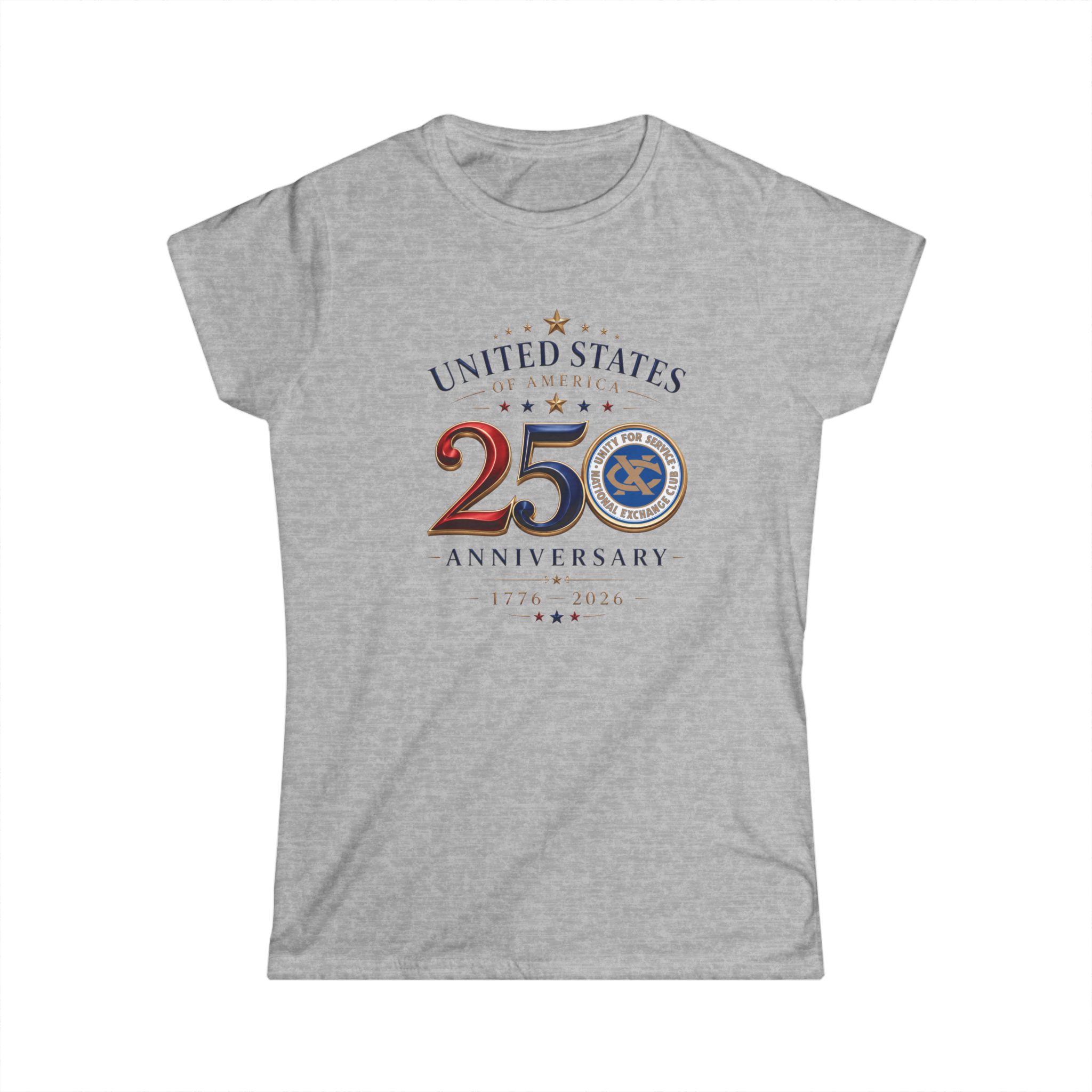 250th Anniversary Exchange Club Women's Tee — Las Vegas - Image 5