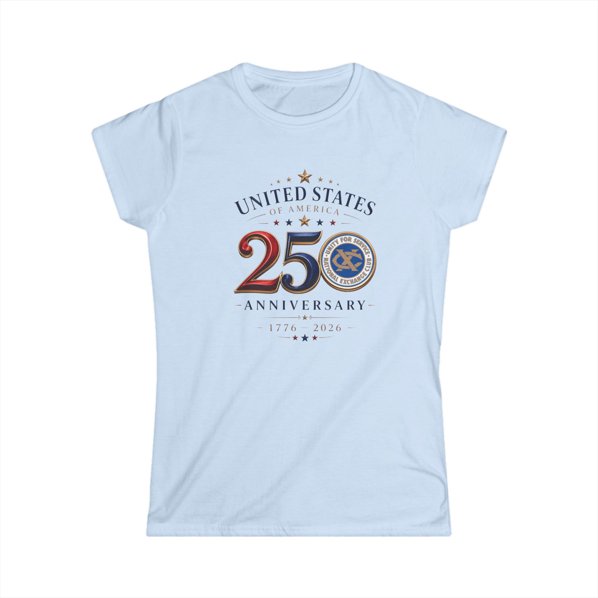250th Anniversary Exchange Club Women's Tee — Las Vegas - Image 13