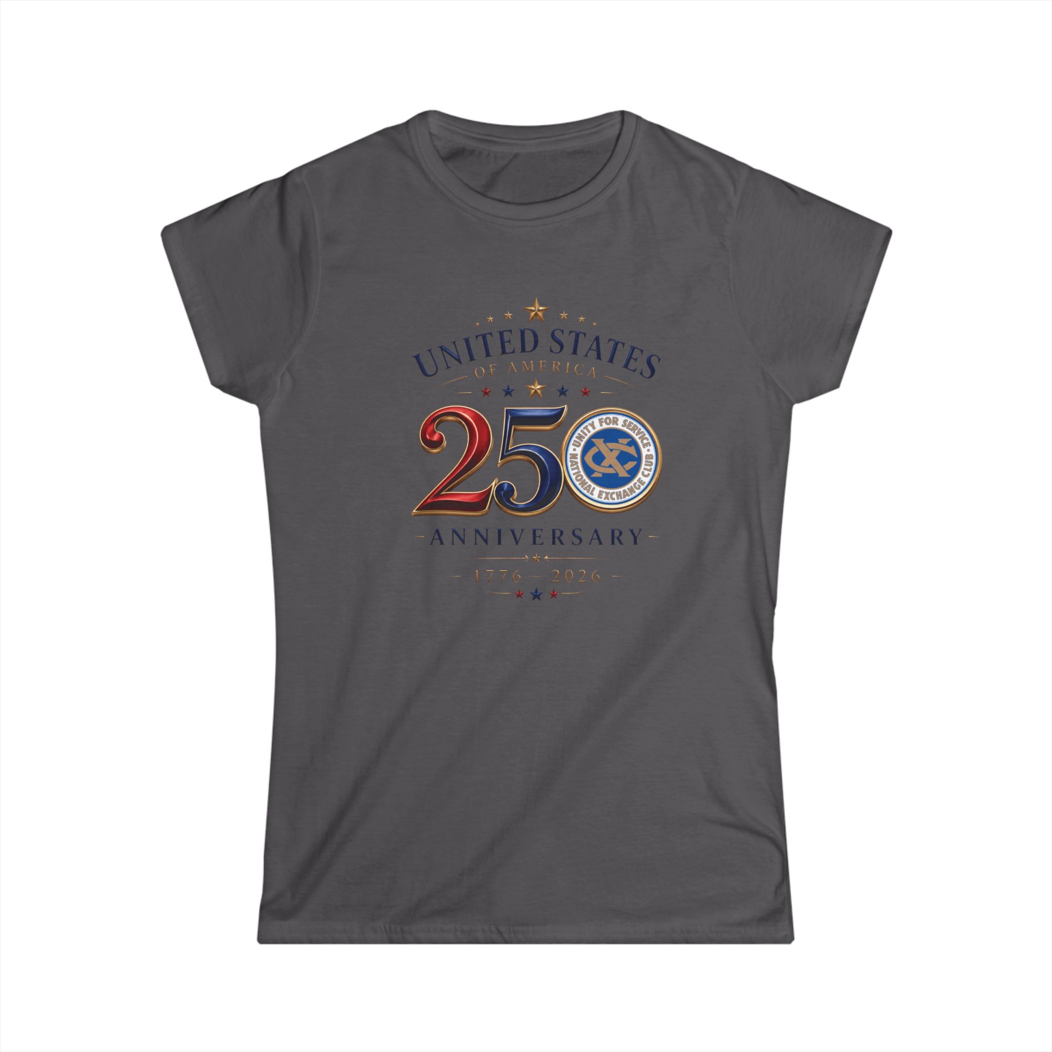 250th Anniversary Exchange Club Women's Tee — Las Vegas - Image 17