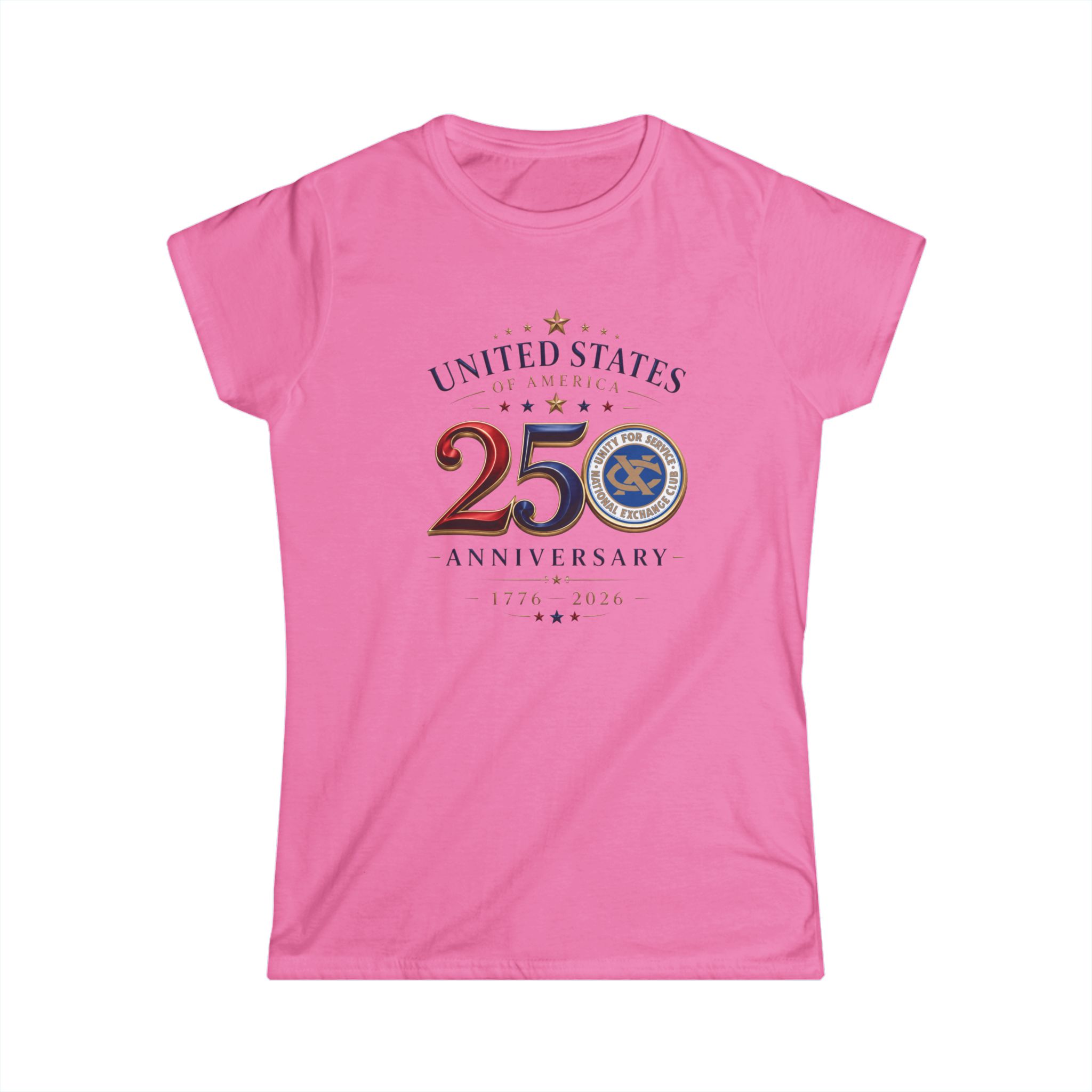 250th Anniversary Exchange Club Women's Tee — Las Vegas - Image 21