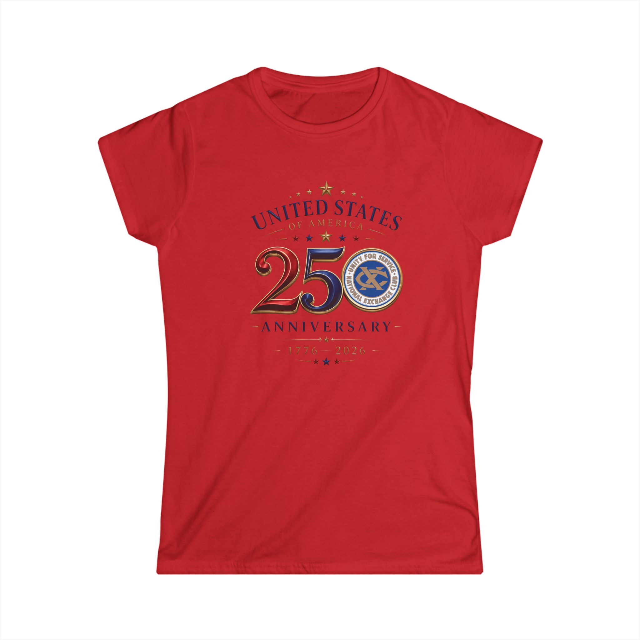 250th Anniversary Exchange Club Women's Tee — Las Vegas - Image 25