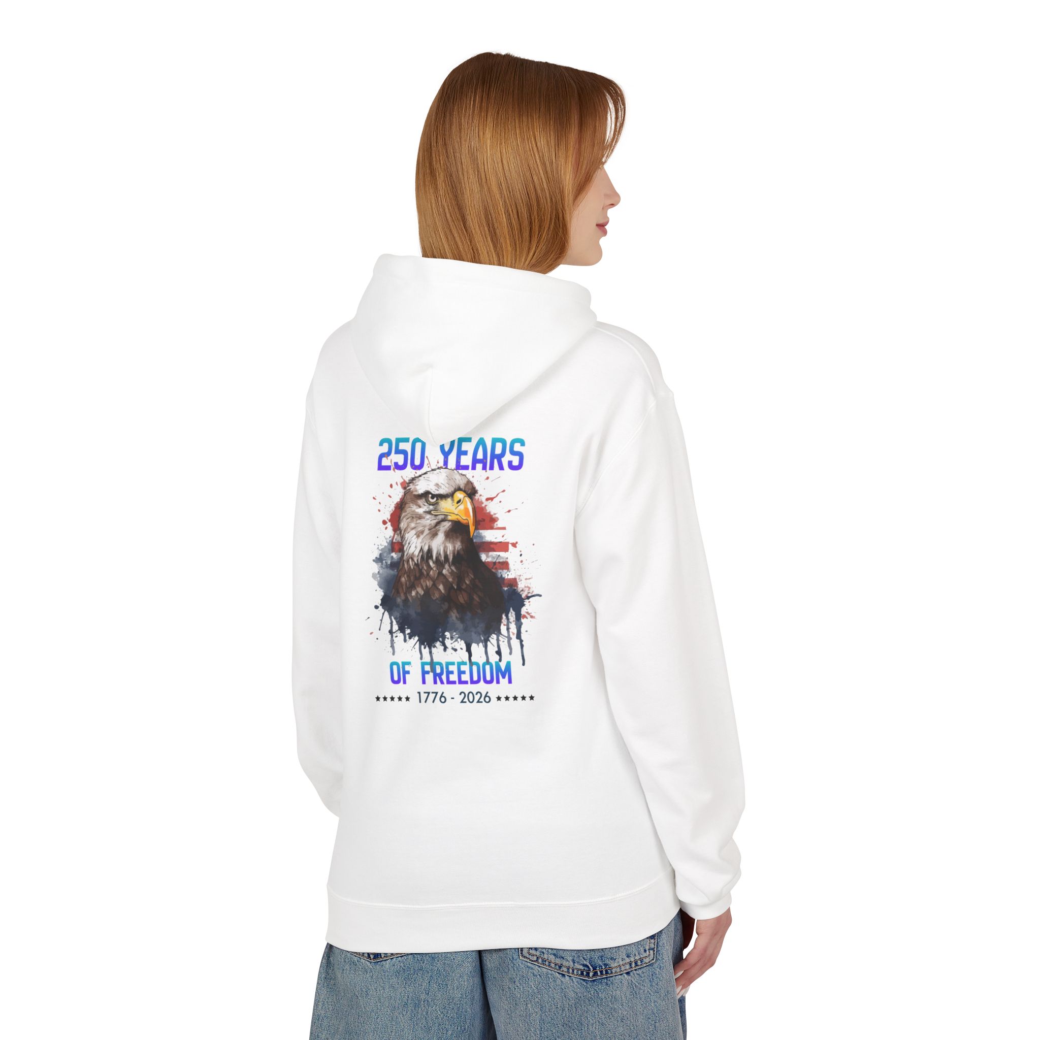 Freedom Eagle Graphic Hoodie - Image 2