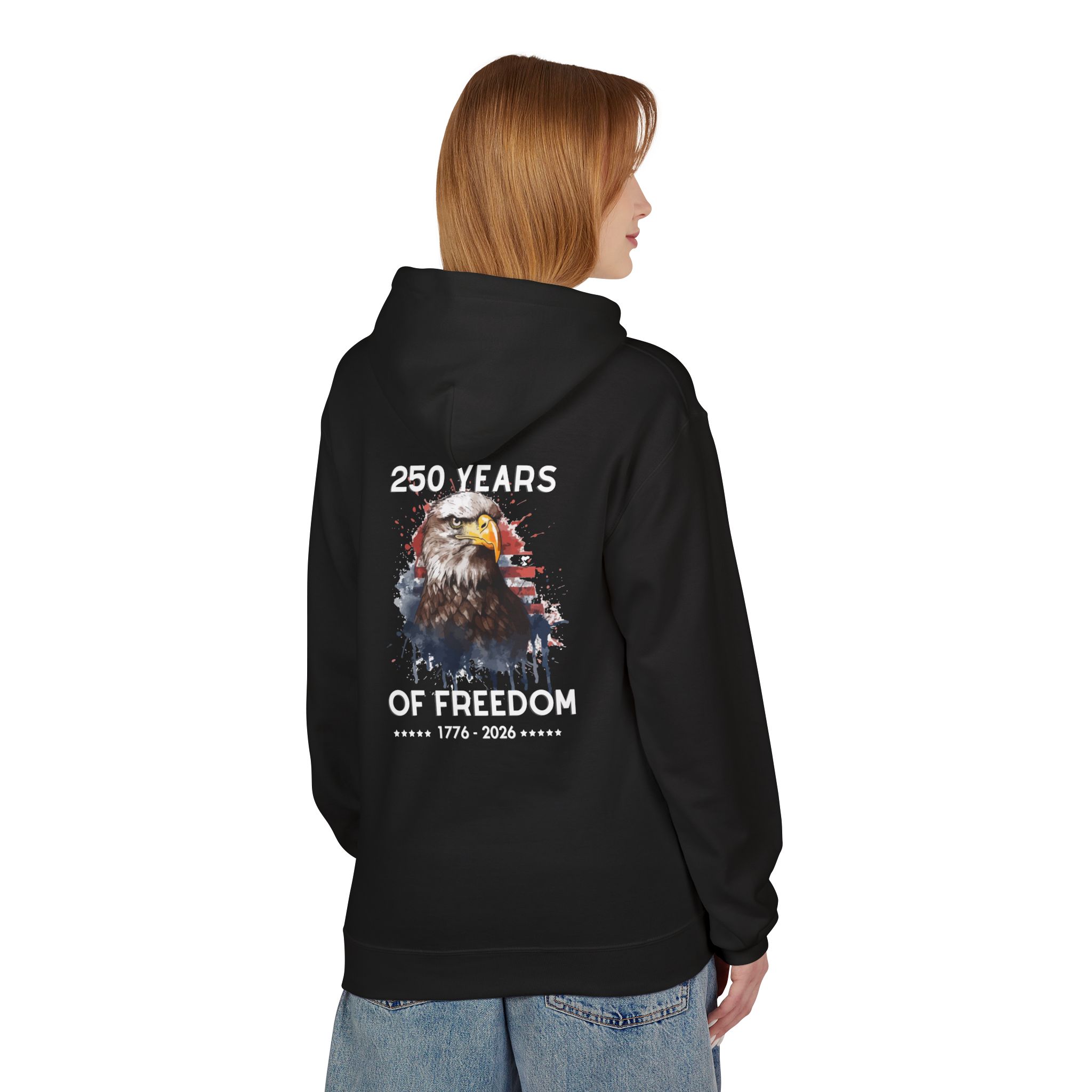 Freedom Eagle Graphic Hoodie - Image 4