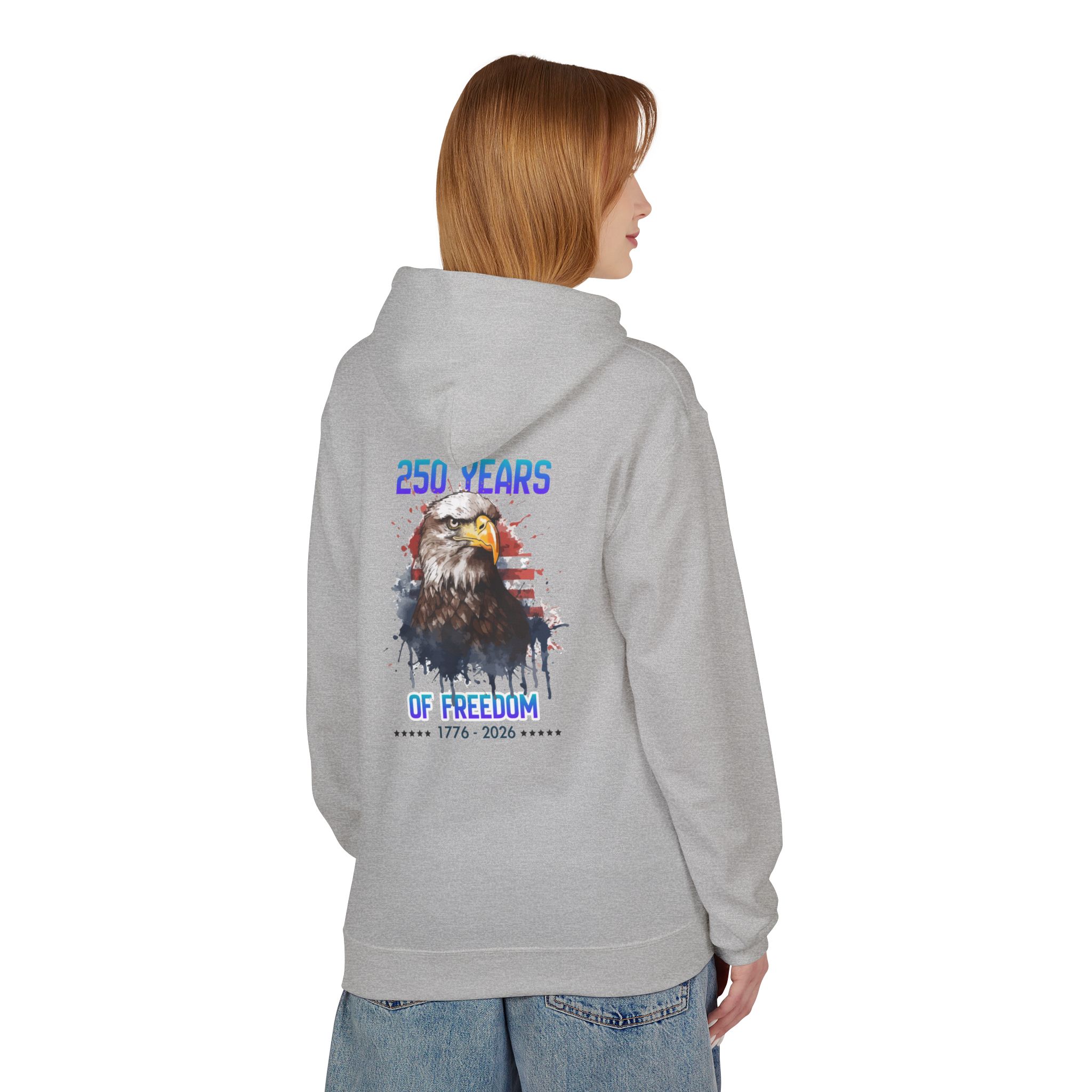 Freedom Eagle Graphic Hoodie - Image 6