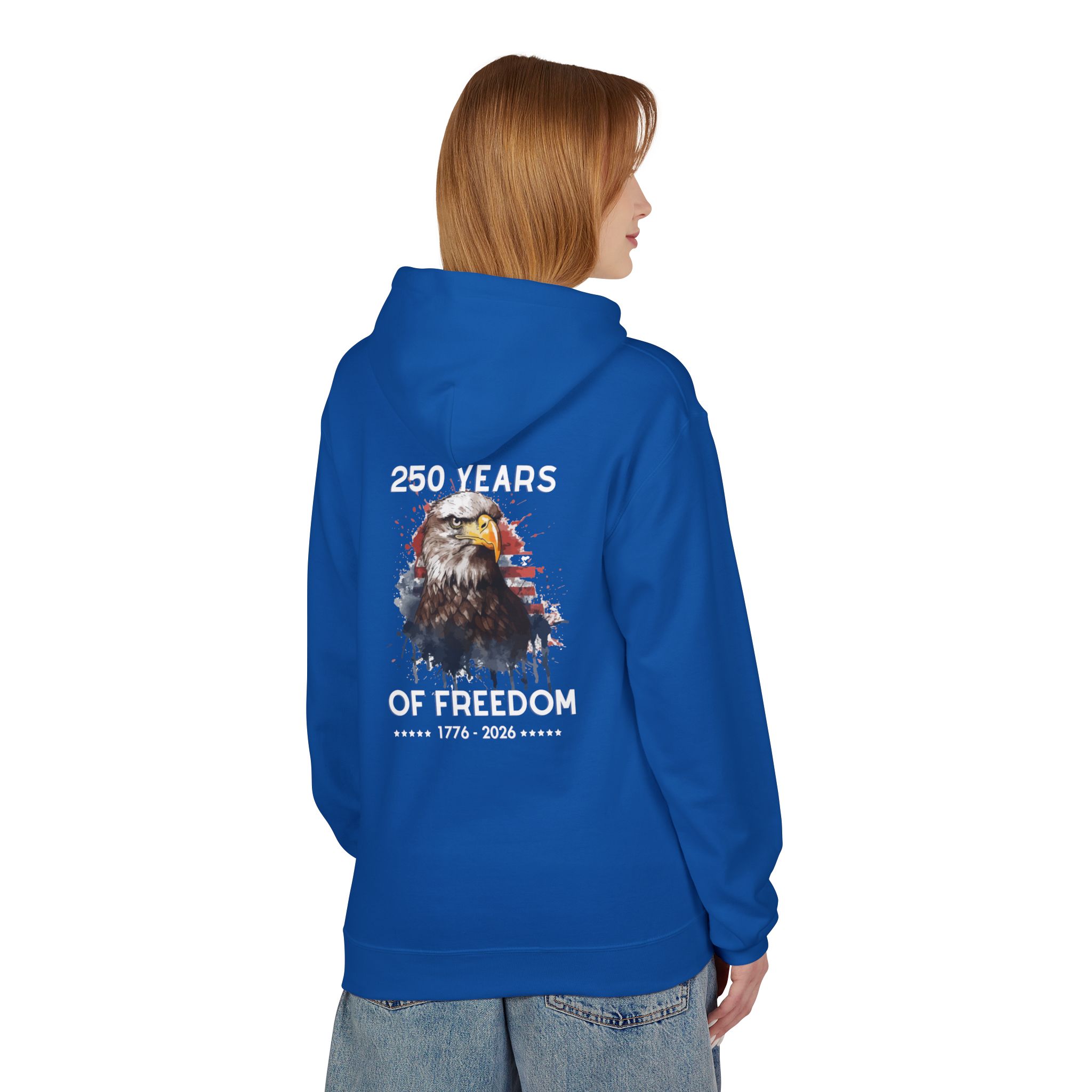Freedom Eagle Graphic Hoodie - Image 12