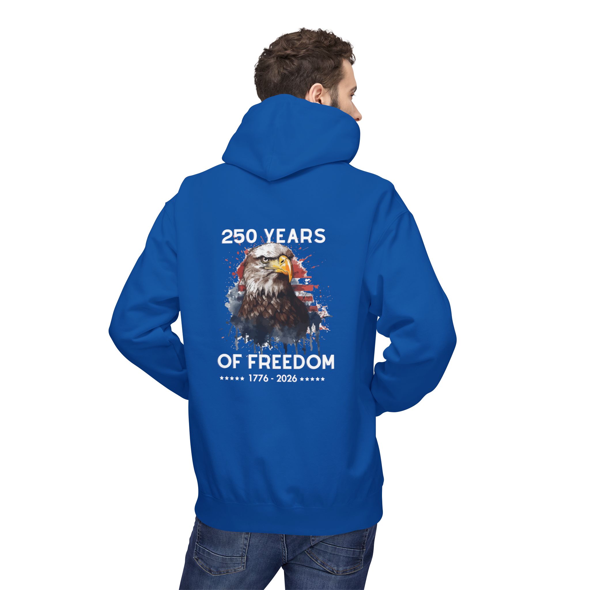 Freedom Eagle Graphic Hoodie - Image 11