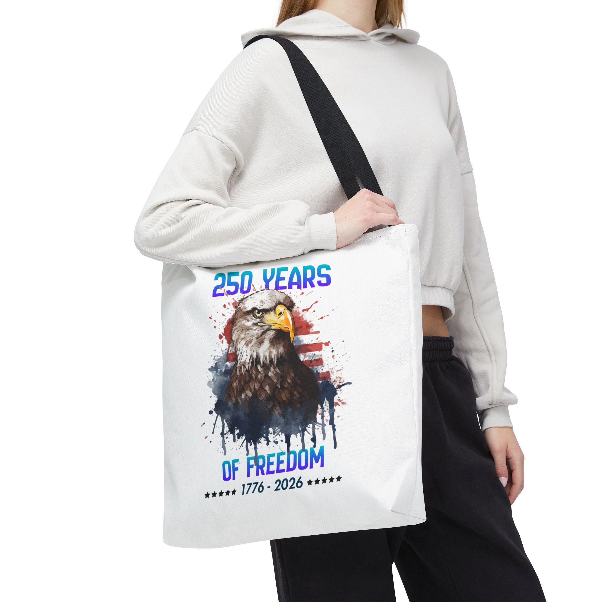 Patriotic Eagle Tote Bag - Image 5