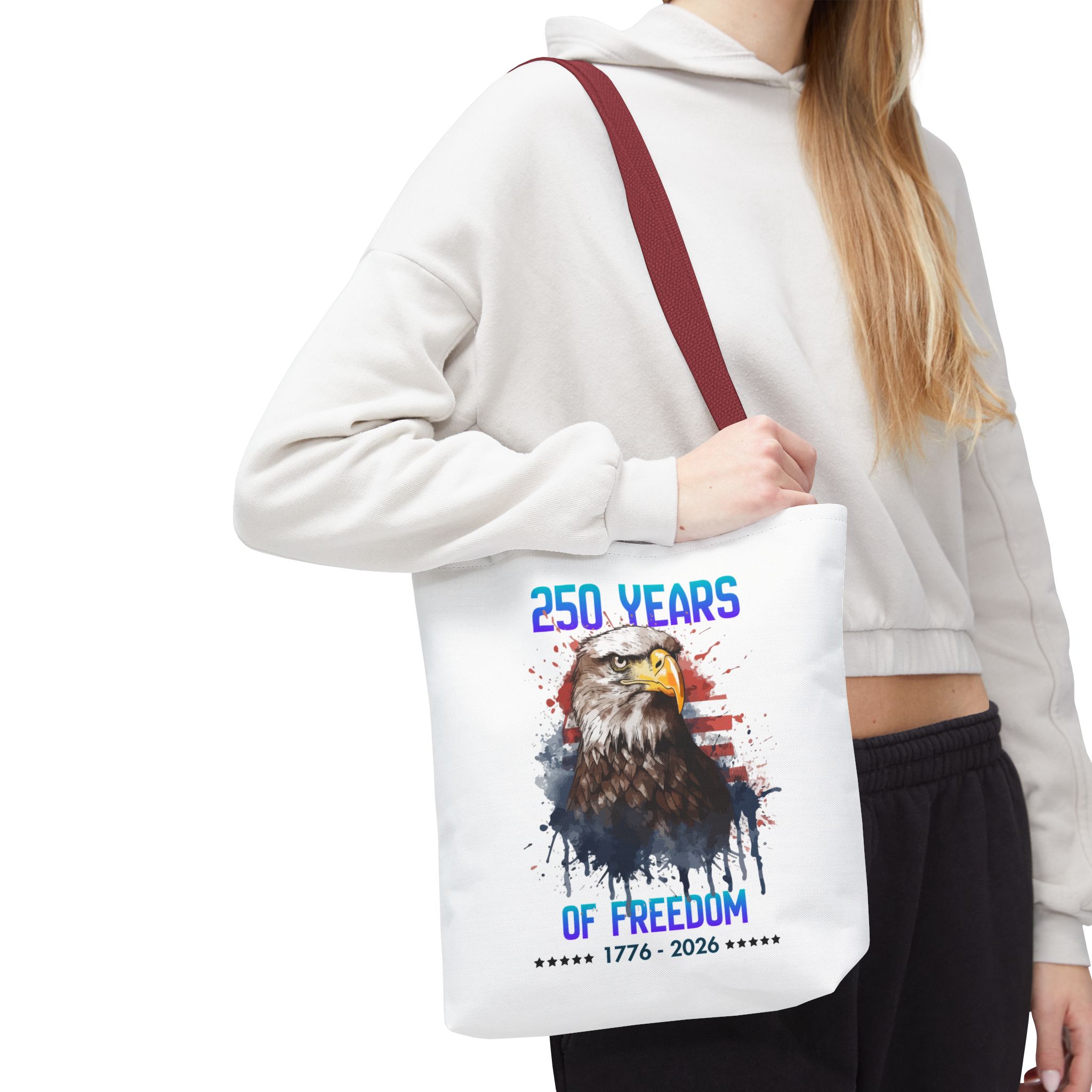Patriotic Eagle Tote Bag - Image 7