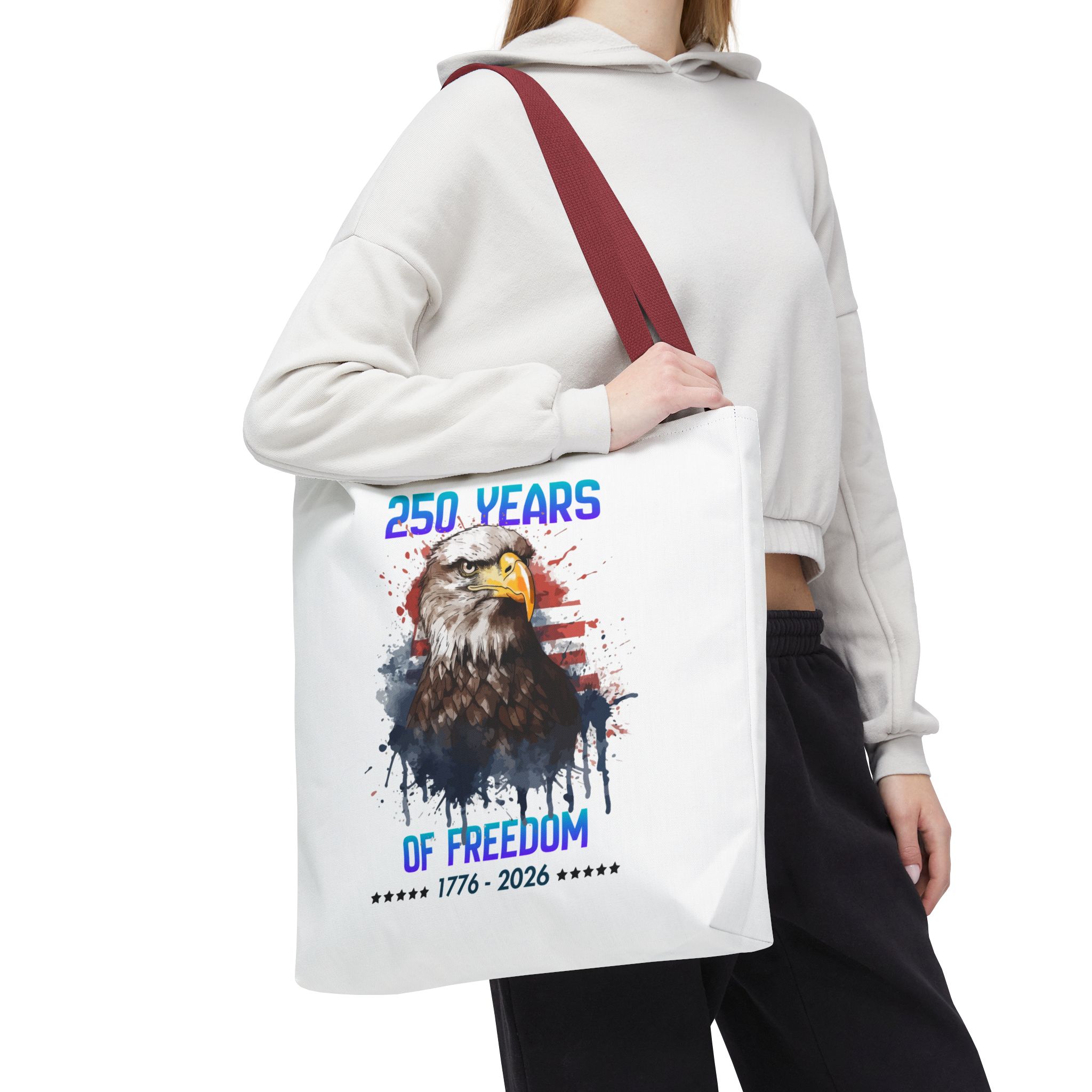 Patriotic Eagle Tote Bag - Image 9