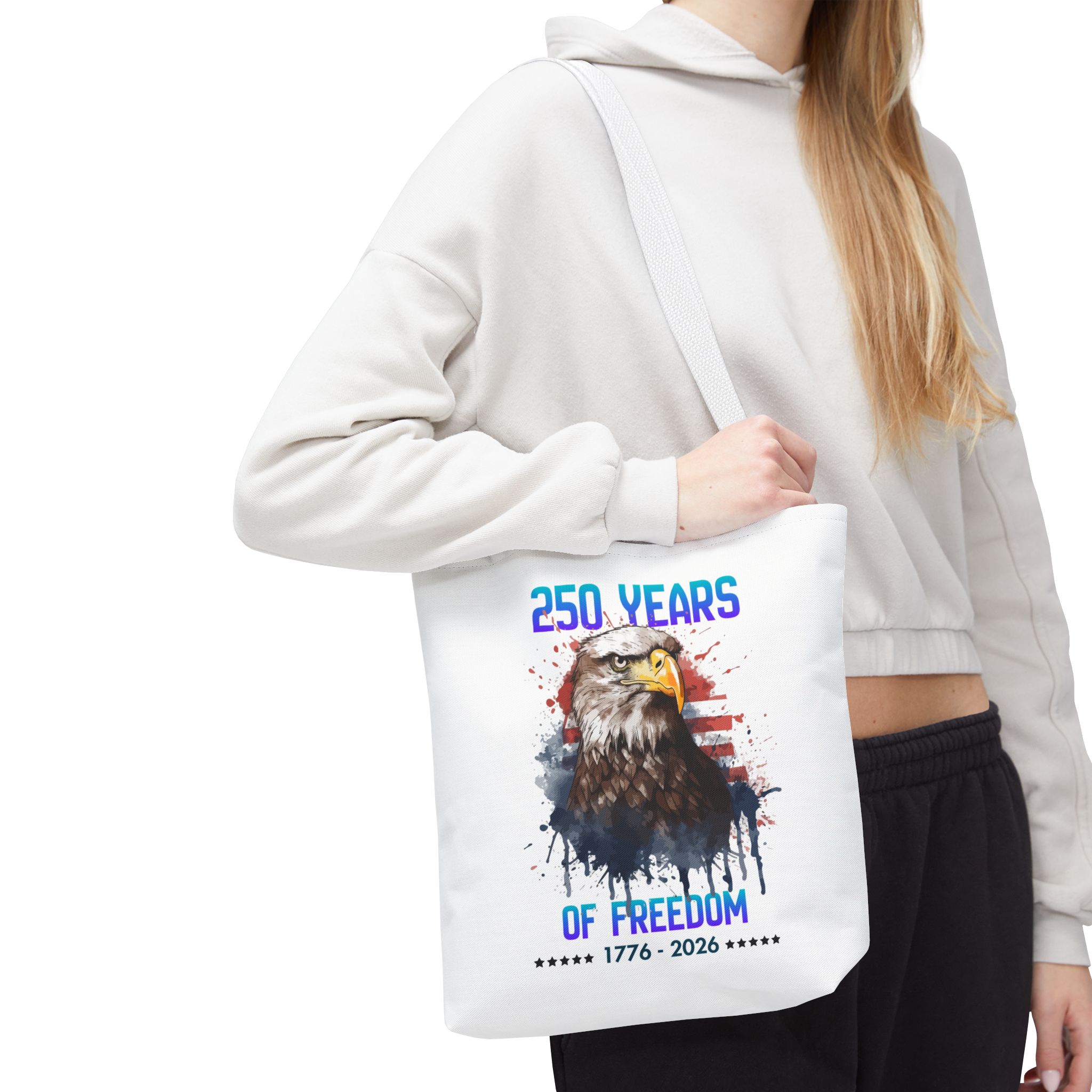 Patriotic Eagle Tote Bag - Image 11