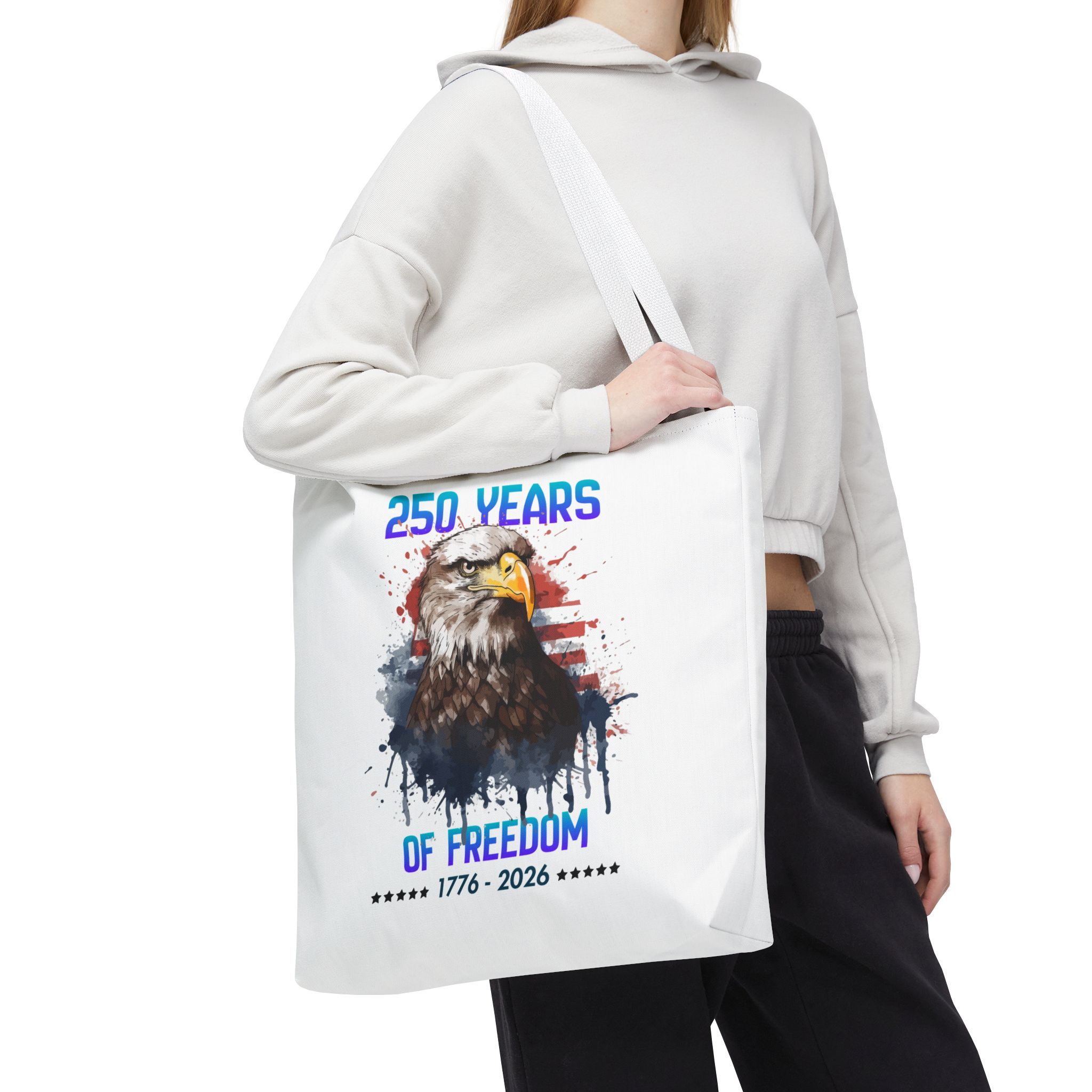 Patriotic Eagle Tote Bag - Image 15