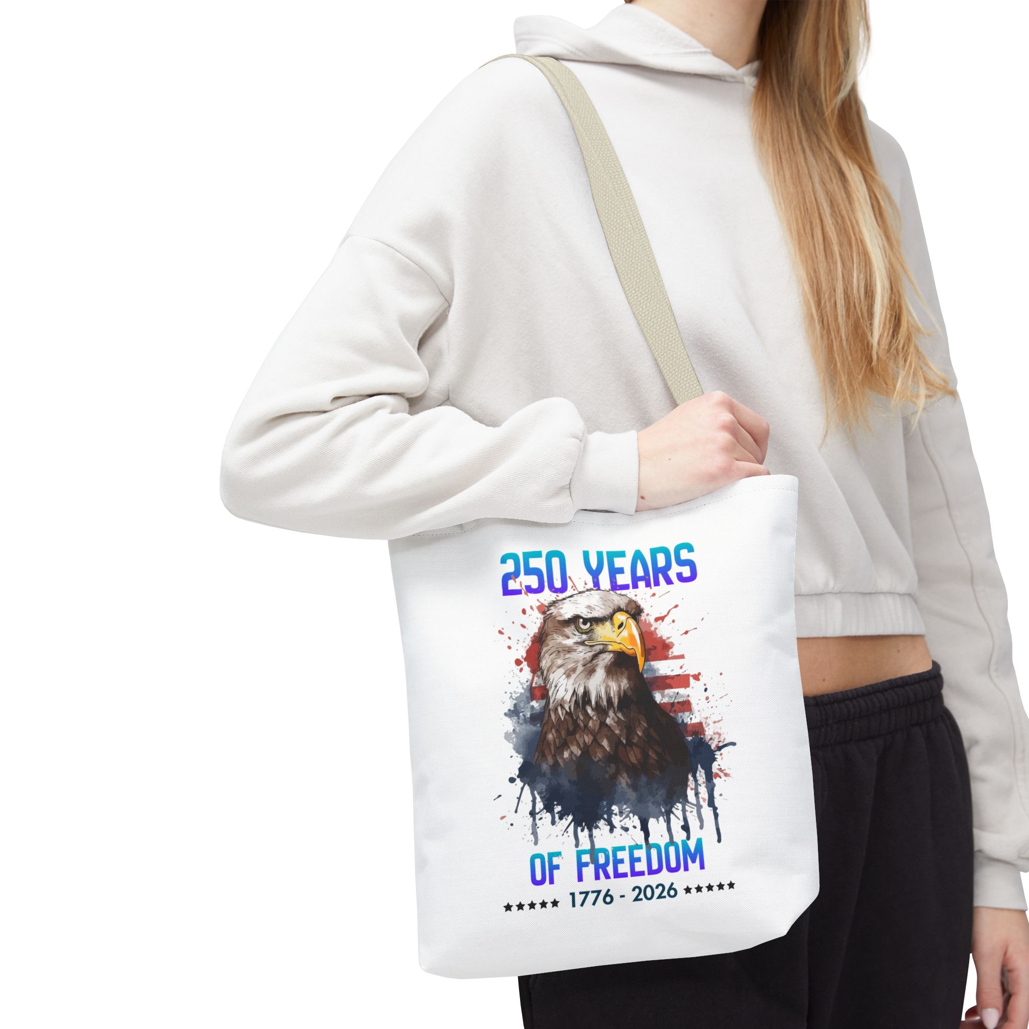 Patriotic Eagle Tote Bag - Image 17