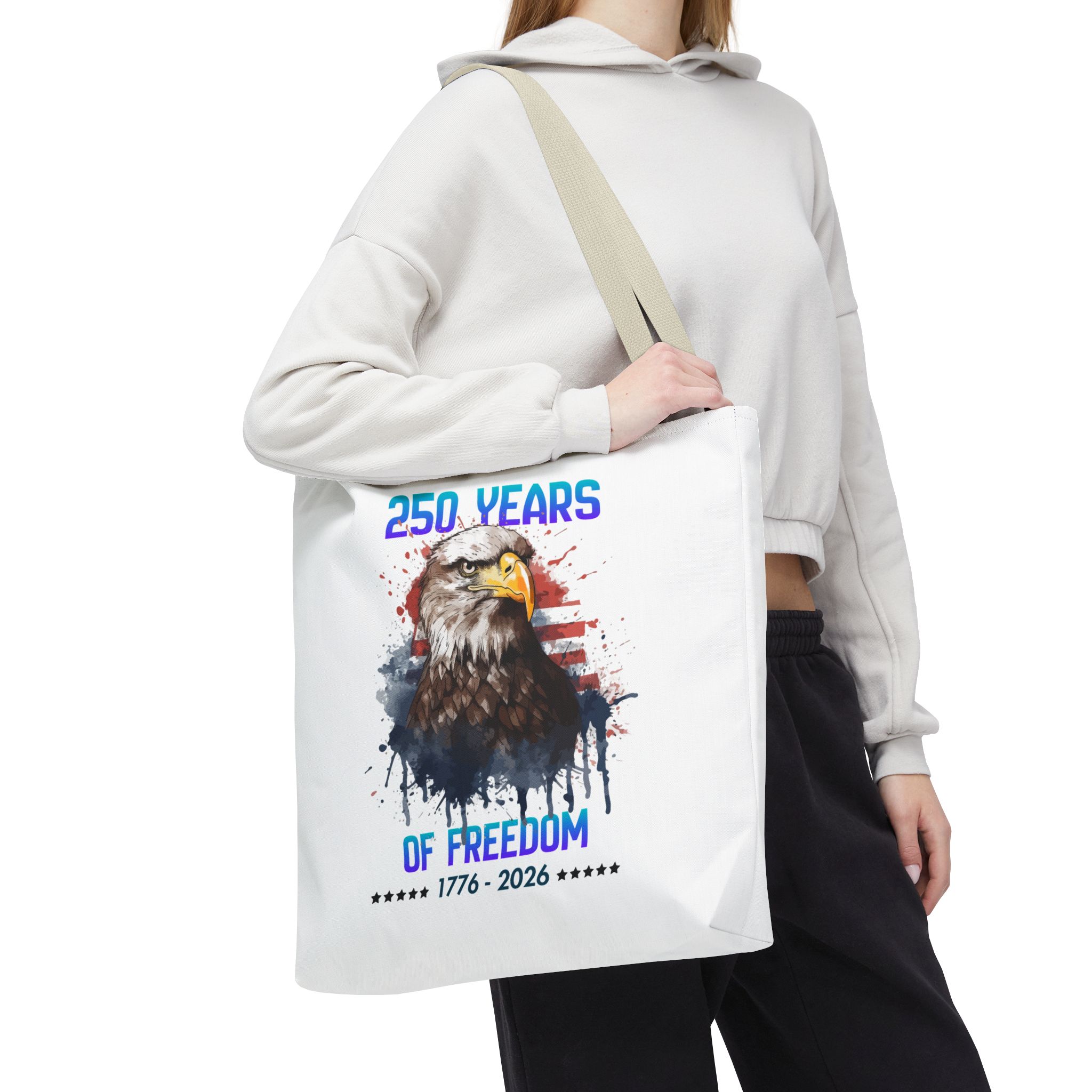 Patriotic Eagle Tote Bag - Image 21