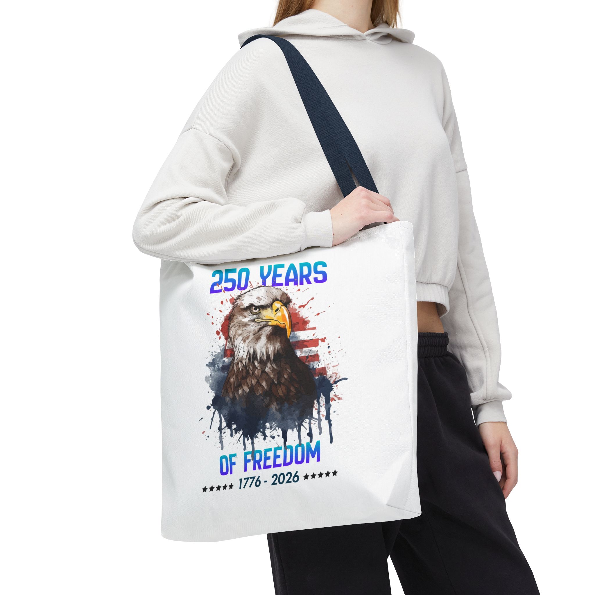 Patriotic Eagle Tote Bag - Image 27