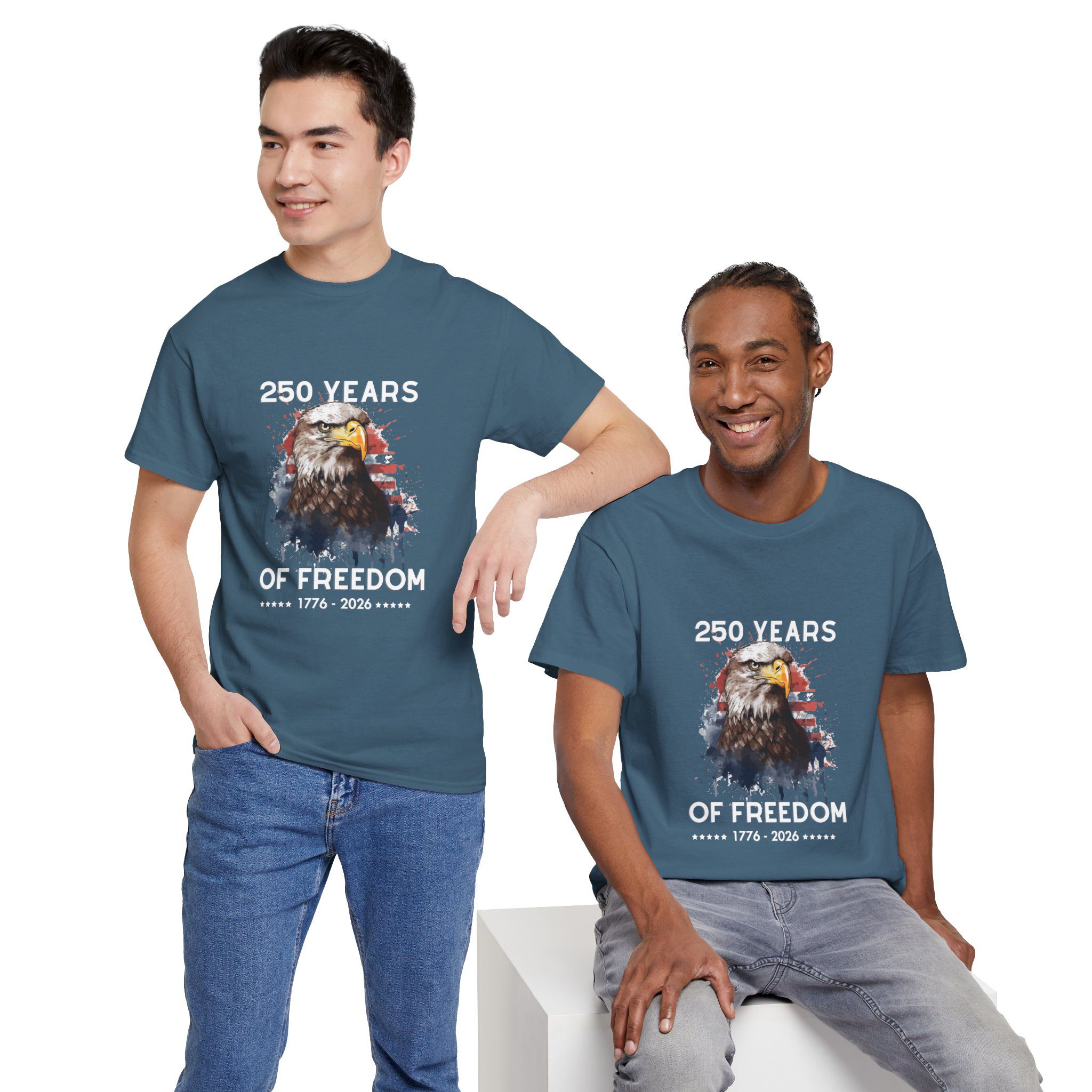 The Freedom 250 Commemorative Bald Eagle Tee - Image 3