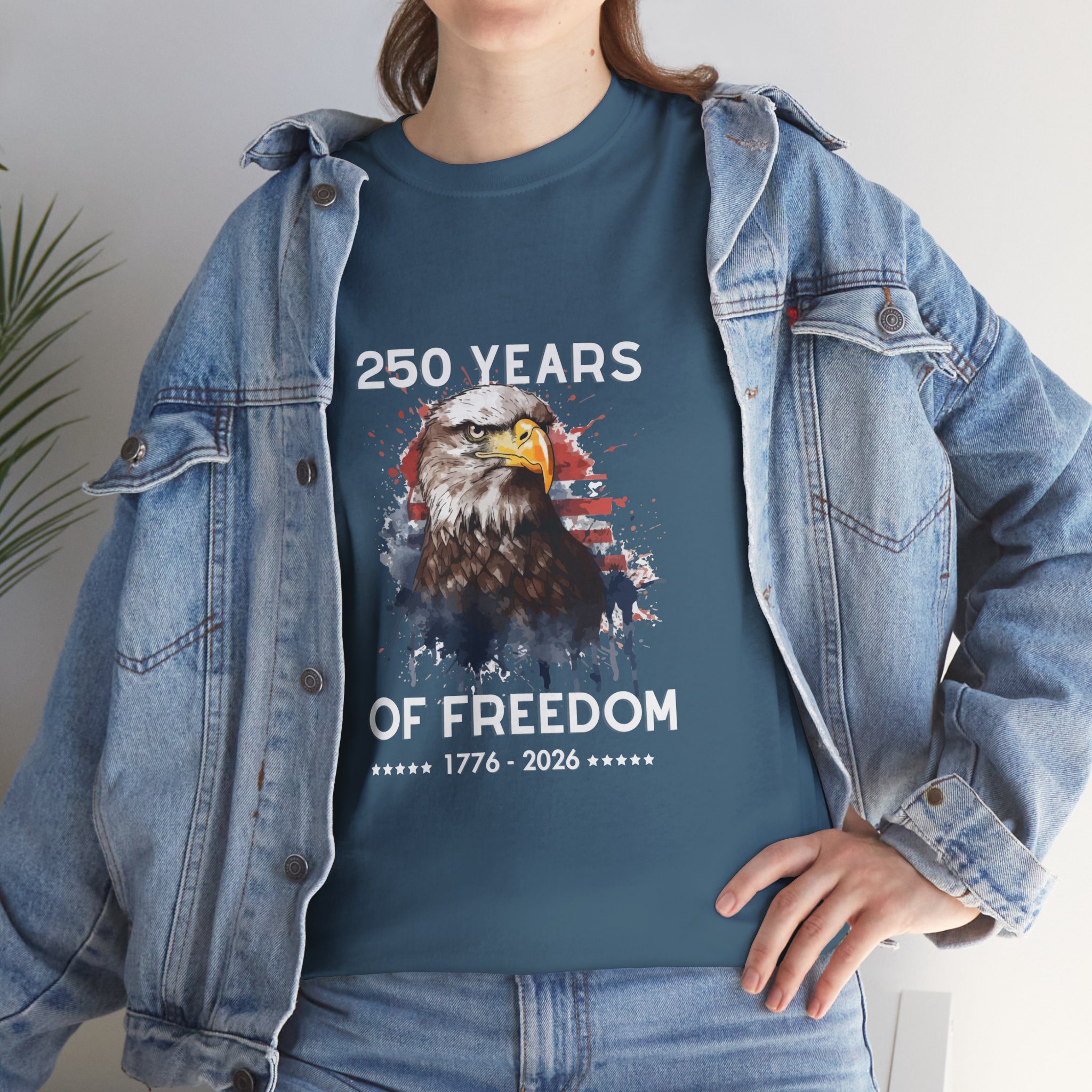 The Freedom 250 Commemorative Bald Eagle Tee - Image 4