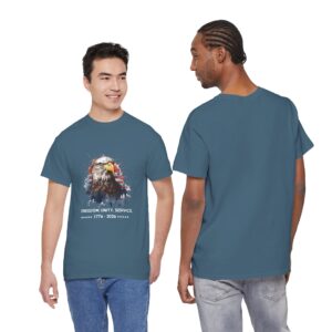 The Freedom.  Unity. Service. 250 Bald Eagle Tee