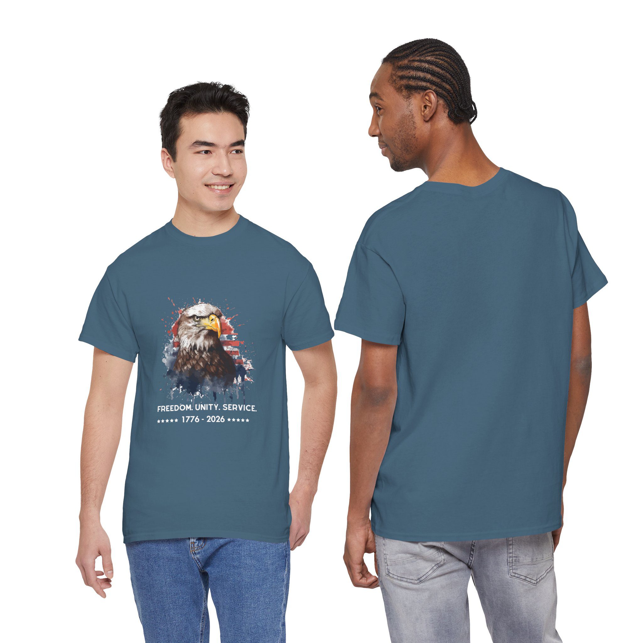The Freedom. Unity. Service. 250 Bald Eagle Tee