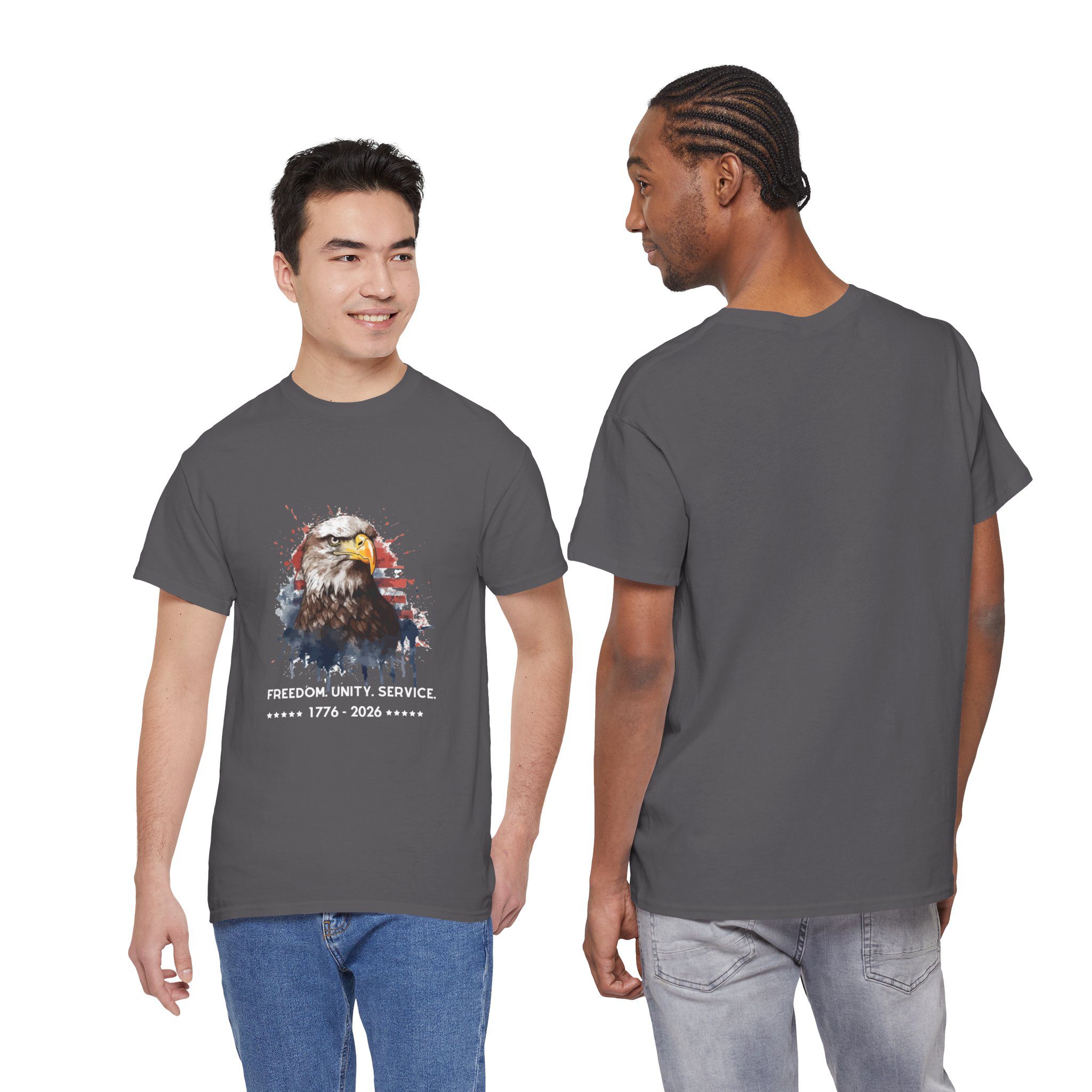 The Freedom. Unity. Service. 250 Bald Eagle Tee - Image 16