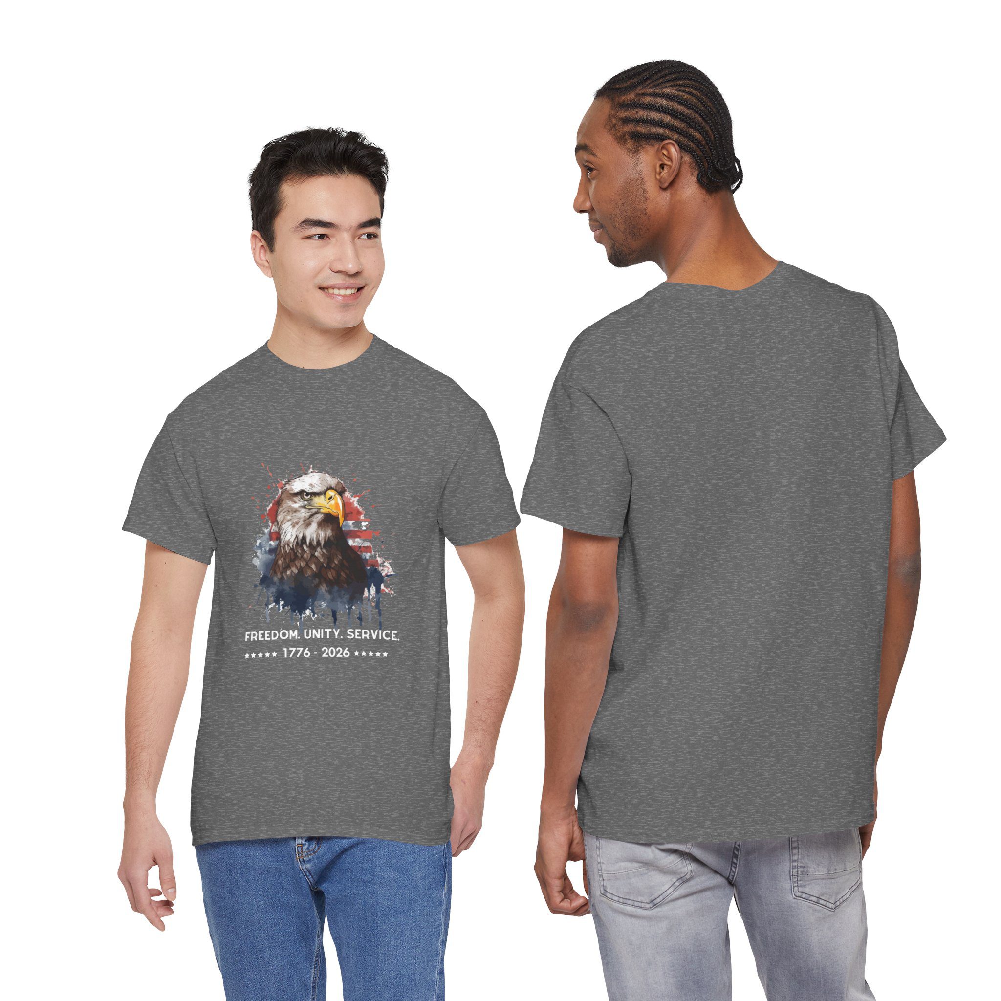 The Freedom. Unity. Service. 250 Bald Eagle Tee - Image 22