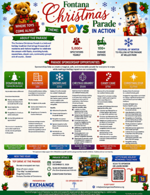 🎅🏻 Be a Sponsor for the Fontana Christmas Parade 🎄